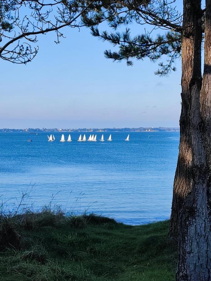 Le 3 Appartement Vue Mer Avec Jardin 100M De La Plage Et De La Thalasso Concarneau Dış mekan fotoğraf