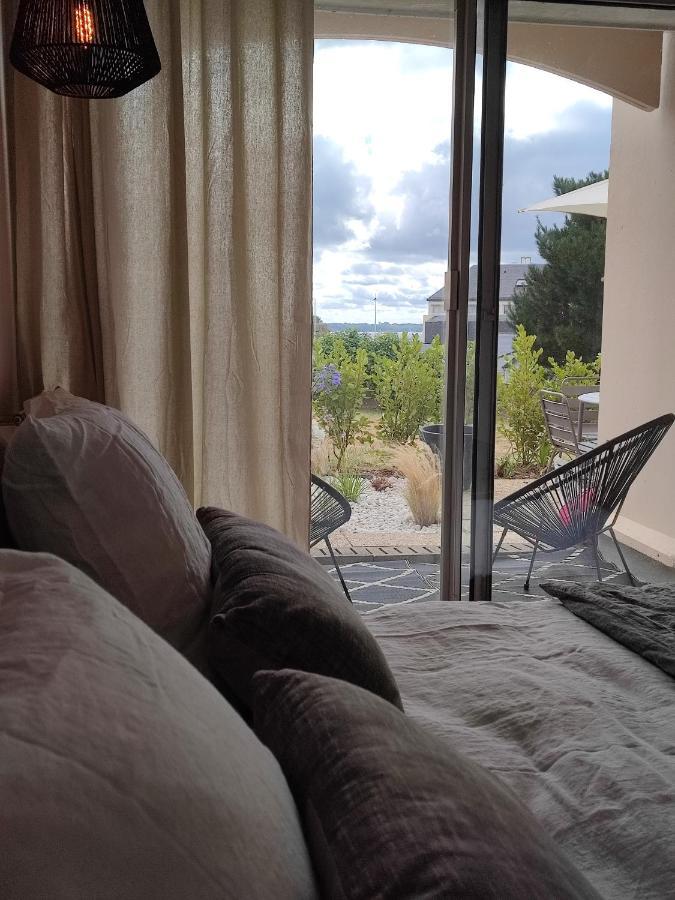 Le 3 Appartement Vue Mer Avec Jardin 100M De La Plage Et De La Thalasso Concarneau Dış mekan fotoğraf