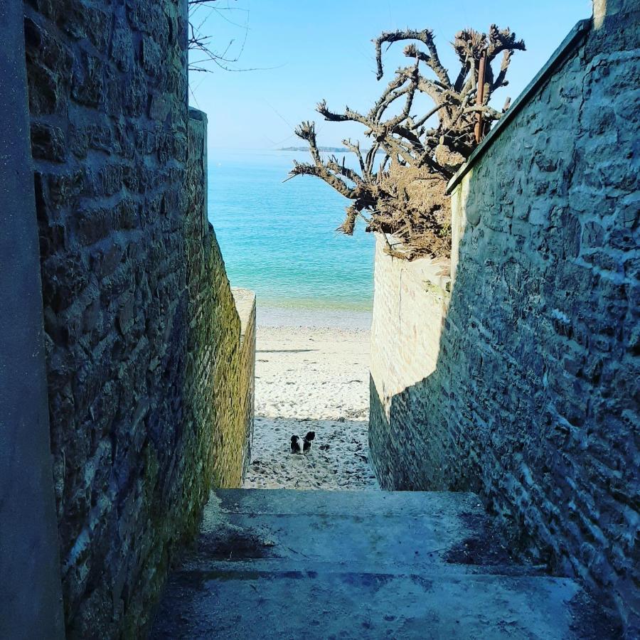 Le 3 Appartement Vue Mer Avec Jardin 100M De La Plage Et De La Thalasso Concarneau Dış mekan fotoğraf